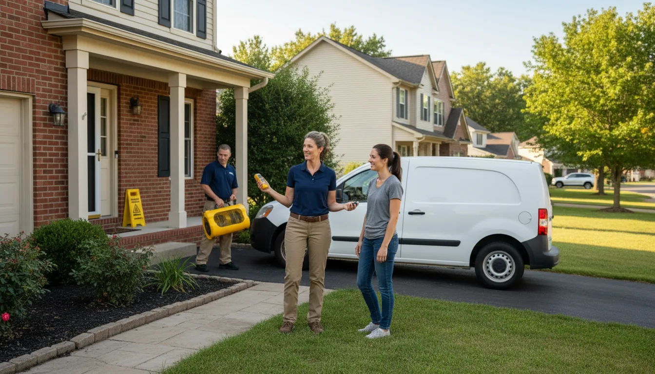 Residential water damage restoration in Gilboa, NY